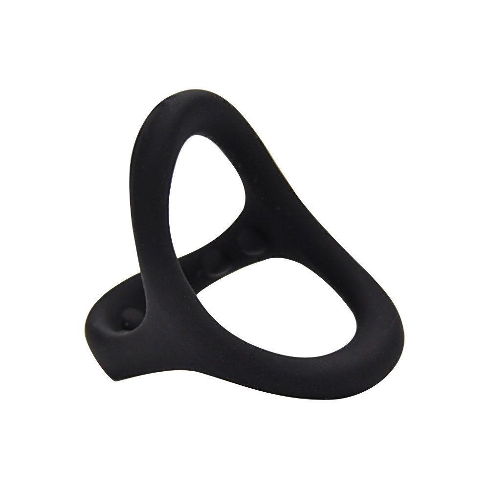 Loving Joy Silicone Triple Cock Ring for Him - Play