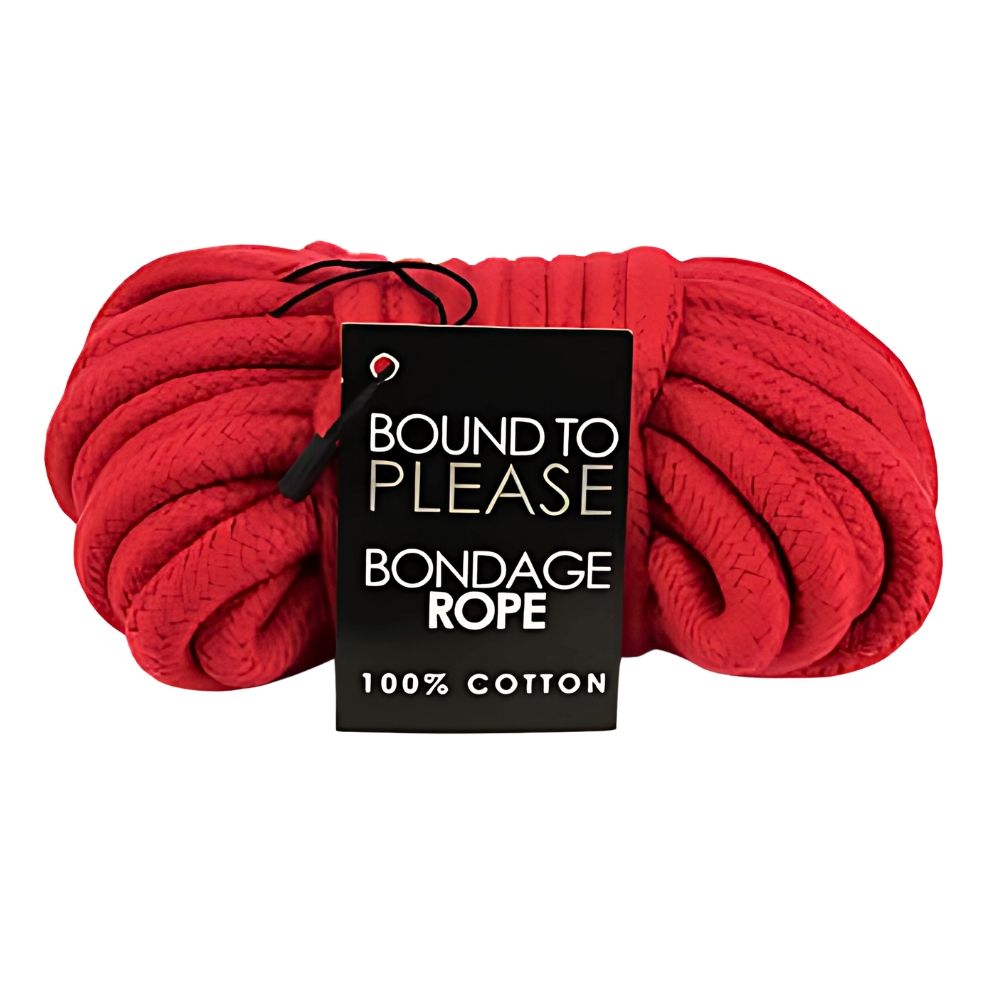 Bound to Please Bondage Rope Red for Couples - Play