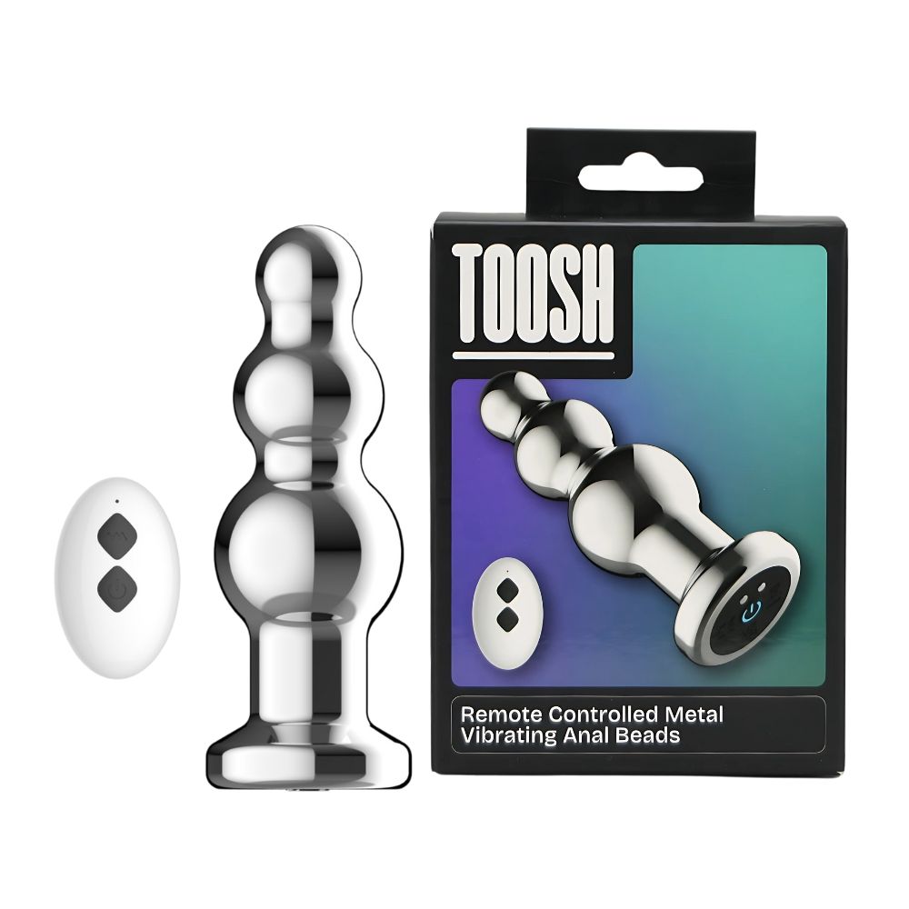 Toosh remote controlled Metal Vibrating Anal Beads - Toys