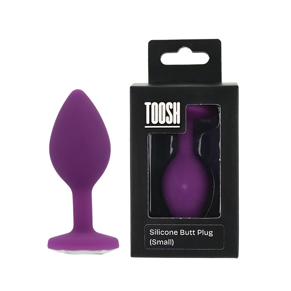 Toosh Purple Silicone Butt Plug Small - Toys