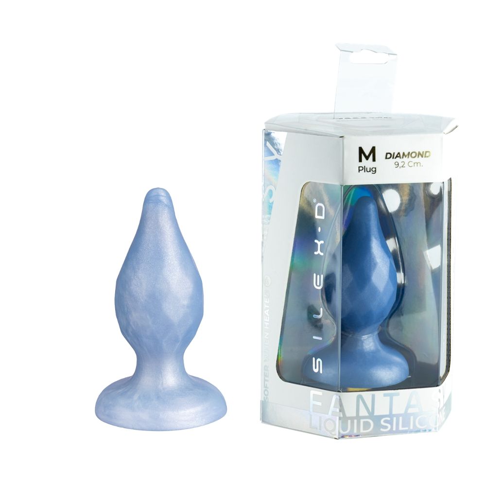 SilexD Fantasy Collection Diamond Butt Plug Medium - Toys