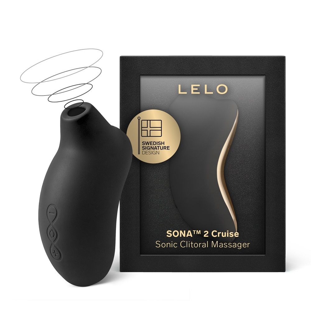 LELO SONA 2 Cruise Clitoral Massager Black for Her - Toys