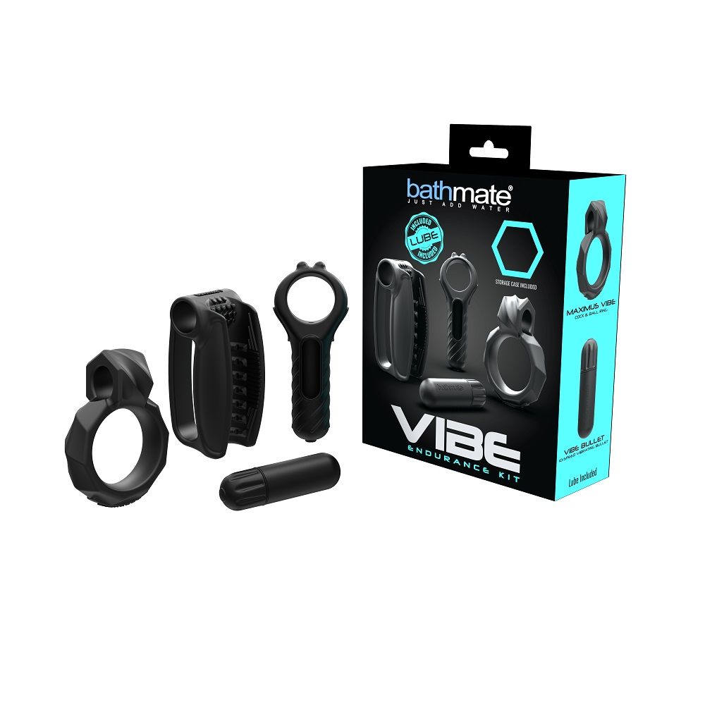 Bathmate Vibe Endurance Cock Ring Kit for Him - Play