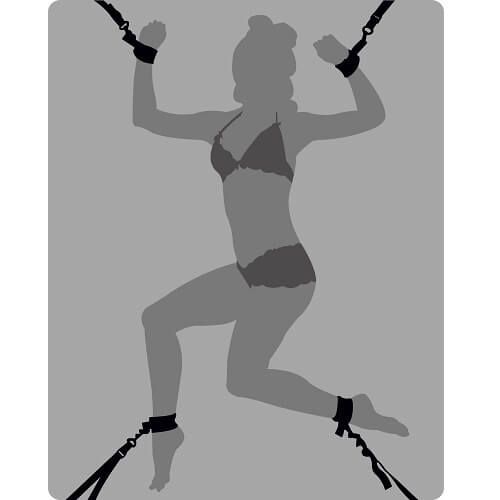 Loving Joy Under-Mattress Bondage Restraints for Couples - Play