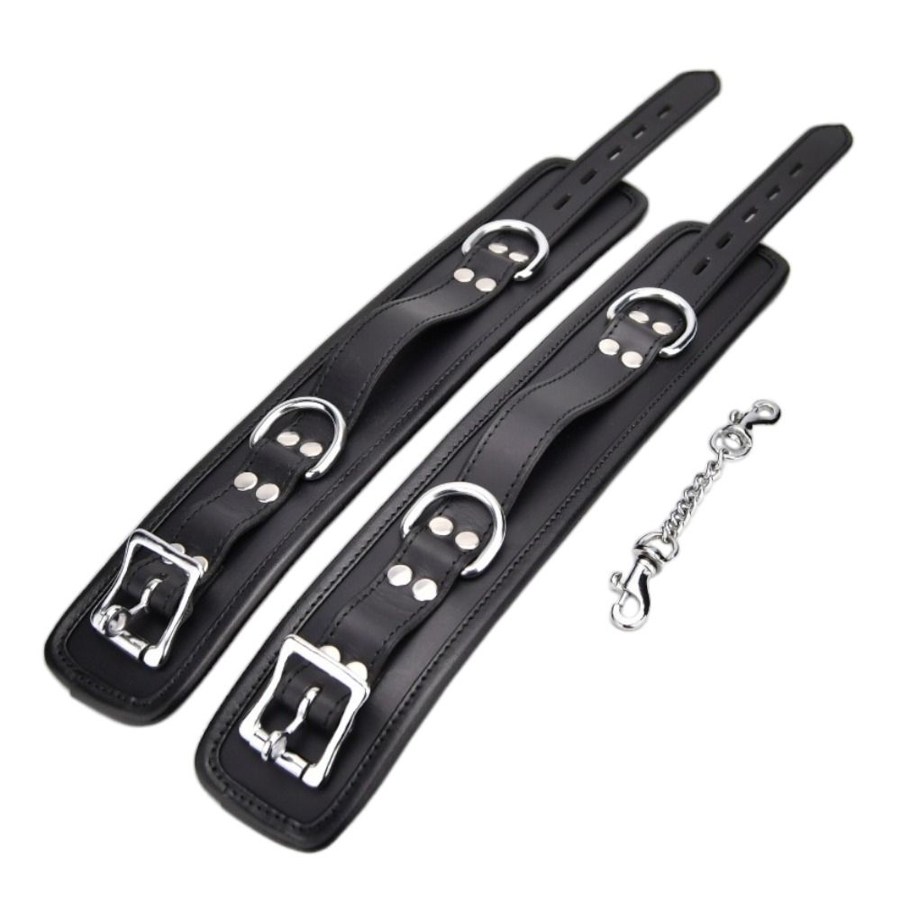 BOUND Leather Ankle Restraints for Couples - Play