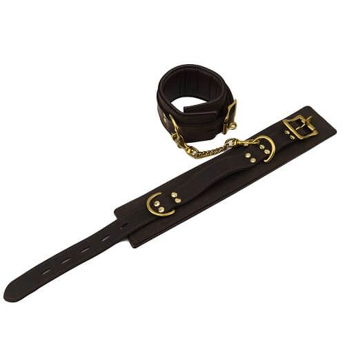 BOUND Nubuck Leather Ankle Restraints for Couples - Play