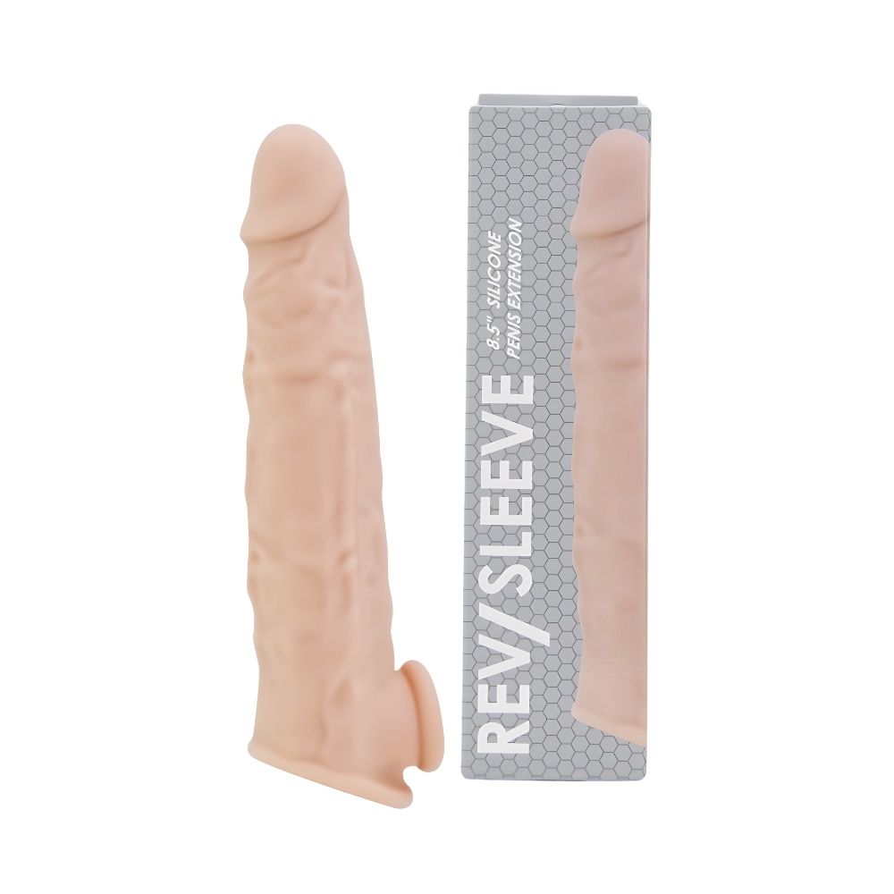 Rev-Sleeves 8.5-Inch Penis Extension Sleeve for Him - Toys