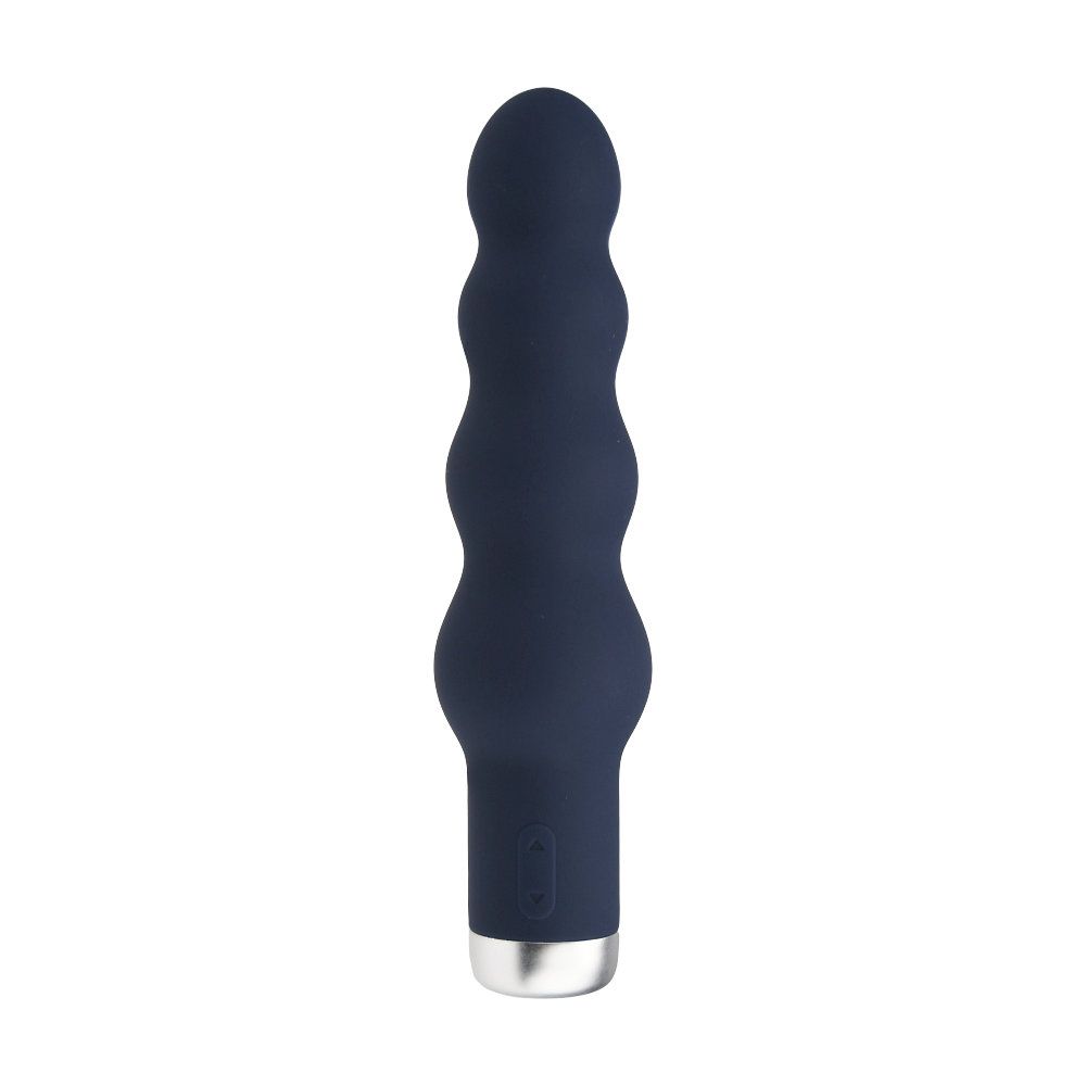 Nauti Silicone Ribbed Vibrator for Her - Toys