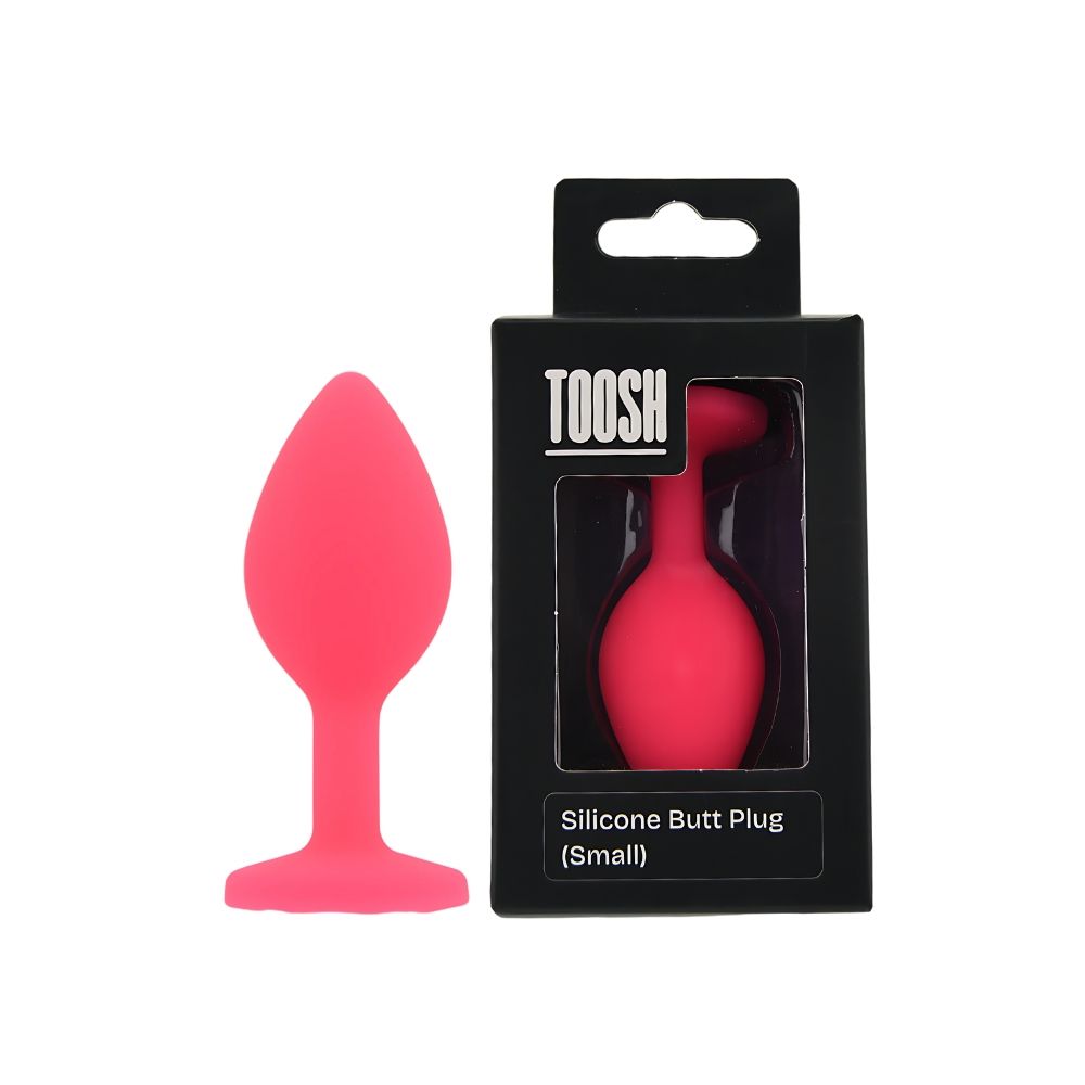 Toosh Pink Silicone Butt Plug Small - Toys
