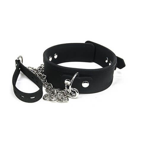 Bound to Please Silicone Collar and Lead Set for Couples - Play