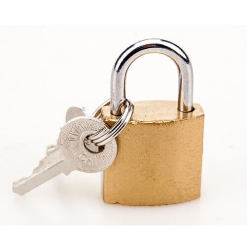 BOUND Padlock & Key Bondage Accessory for Couples - Play