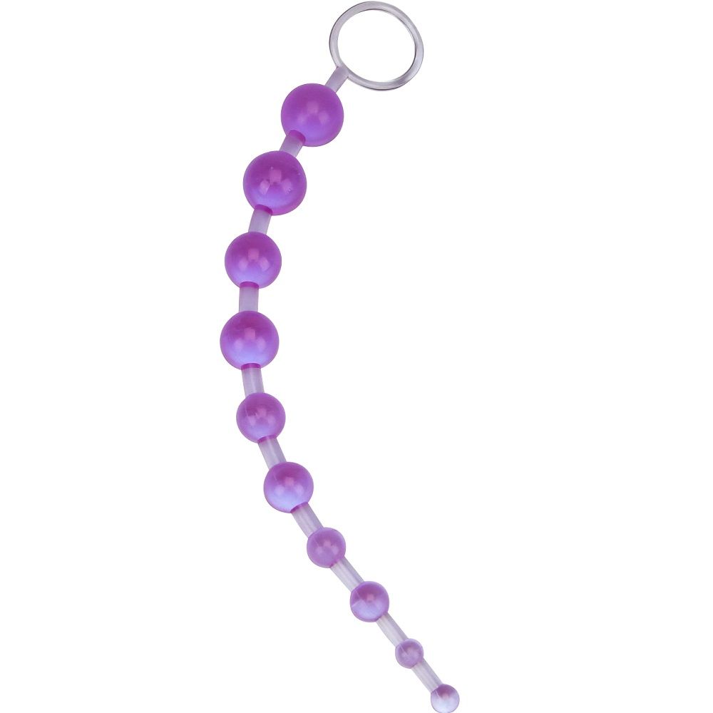 Loving Joy Anal Beads Purple - Toys