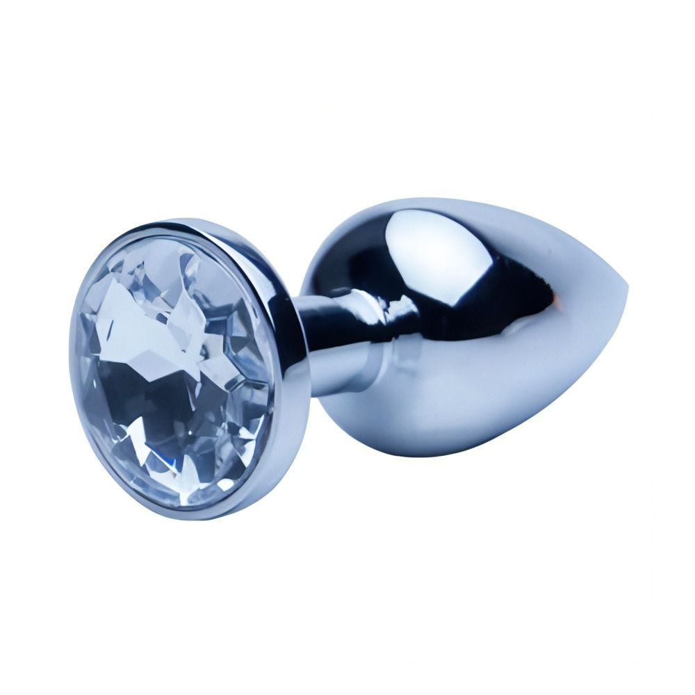 Precious Metals Silver Butt Plug Small - Toys