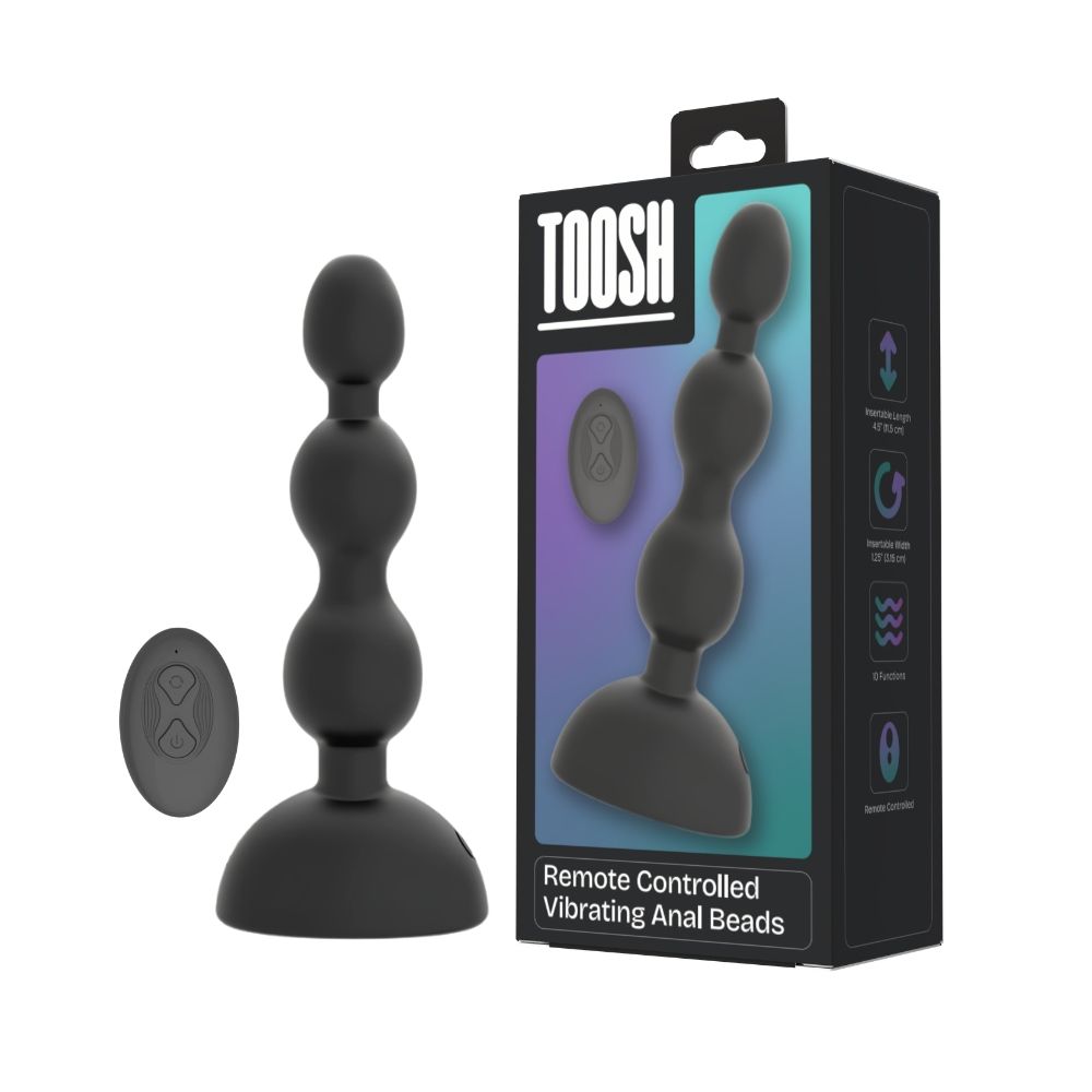Toosh remote controlled Vibrating Anal Beads - Toys