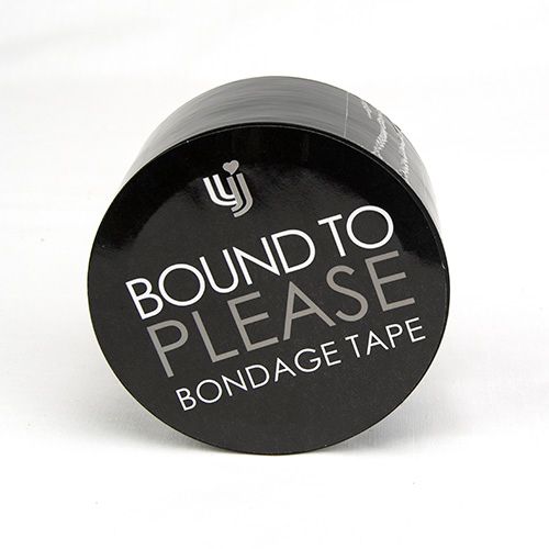 Bound to Please Bondage Tape Black for Couples - Play