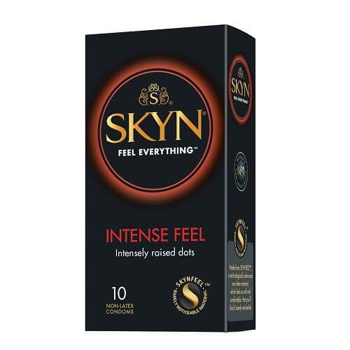 Mates SKYN Intense Feel Non Latex Condoms 10 Pack - Wellness