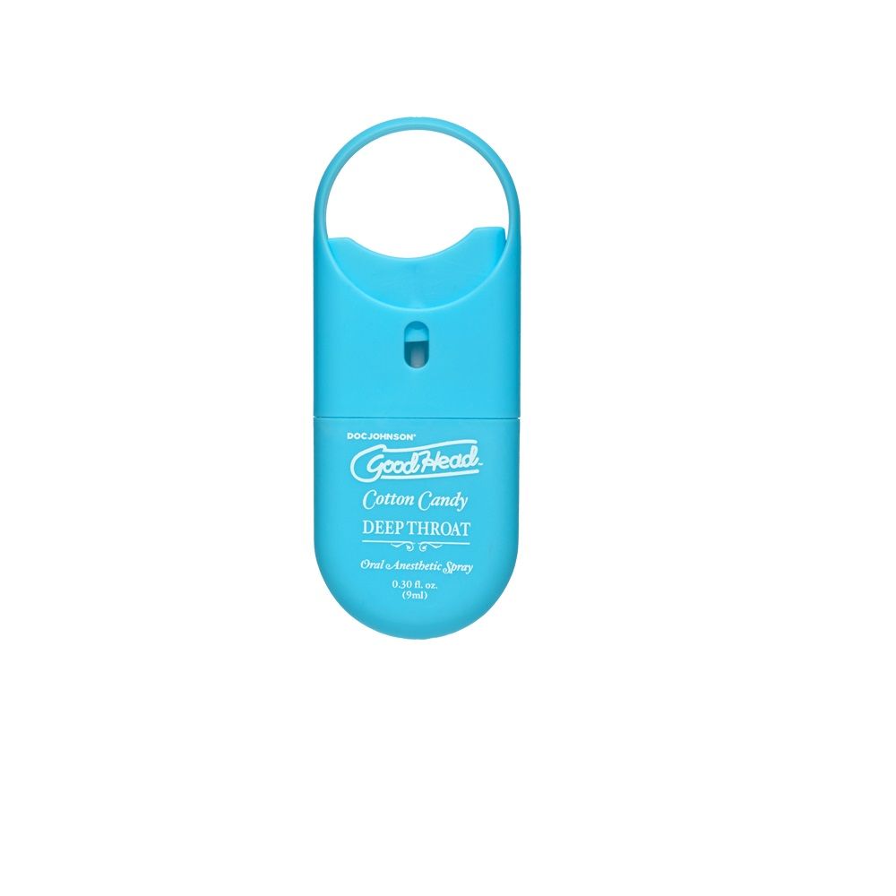 Doc Johnson GoodHead To Go Deep Throat Spray Cotton Candy - Wellness