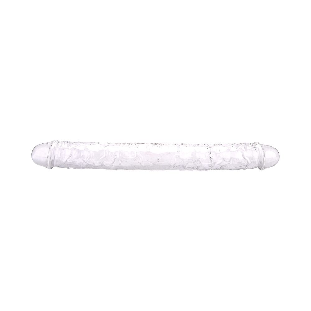 Loving Joy 15-Inch Double Ended Dildo Clear for Her - Toys