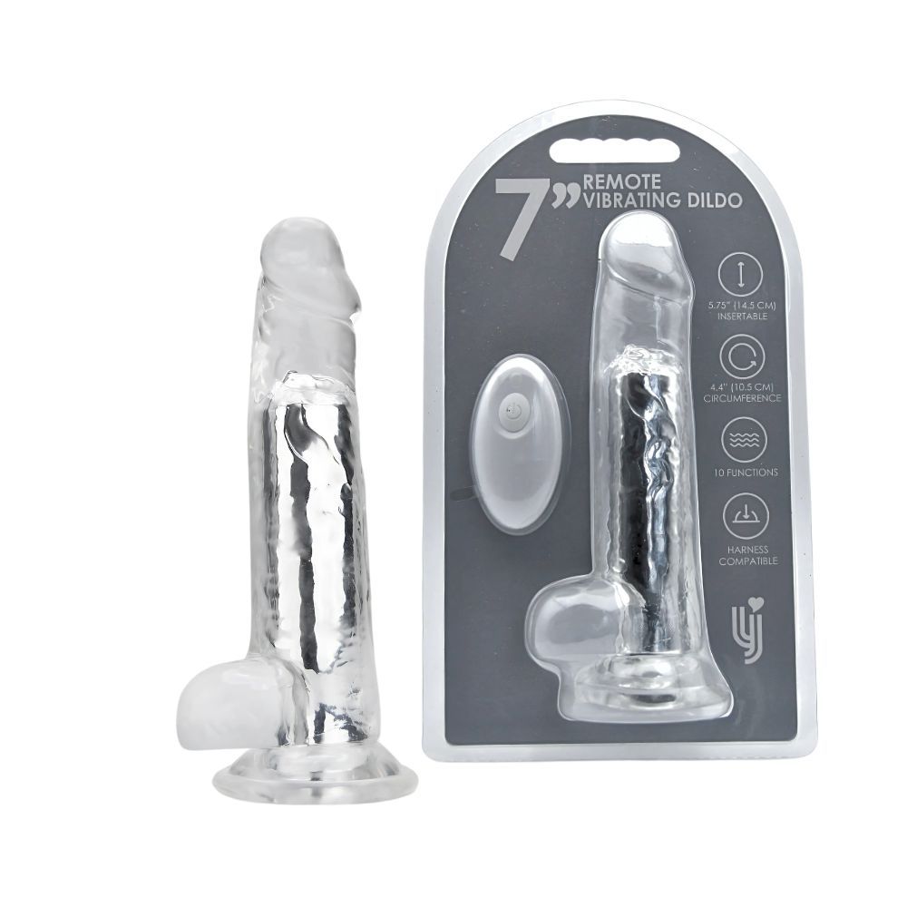 Loving Joy 7-Inch Remote Vibrating Dildo for Her - Toys