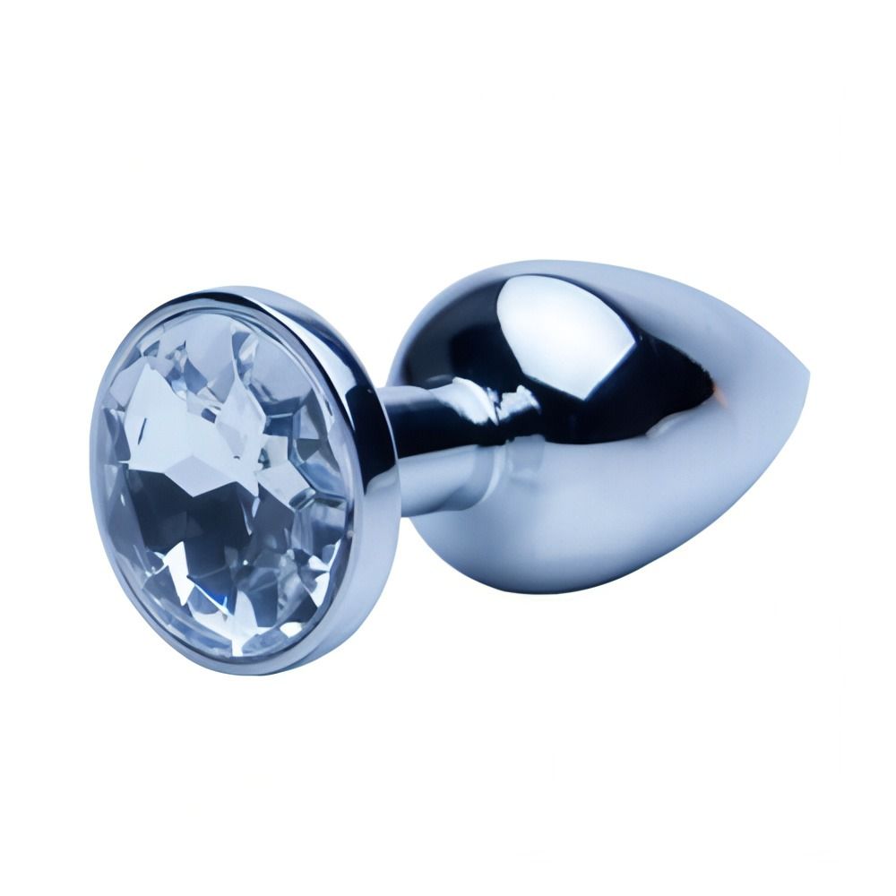 Precious Metals Silver Butt Plug Large - Toys