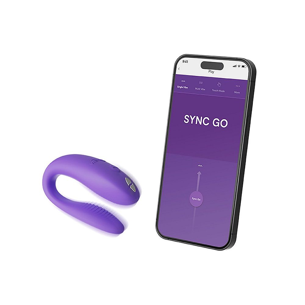 We-Vibe Sync Go App Vibrator Purple for Couples - Toys