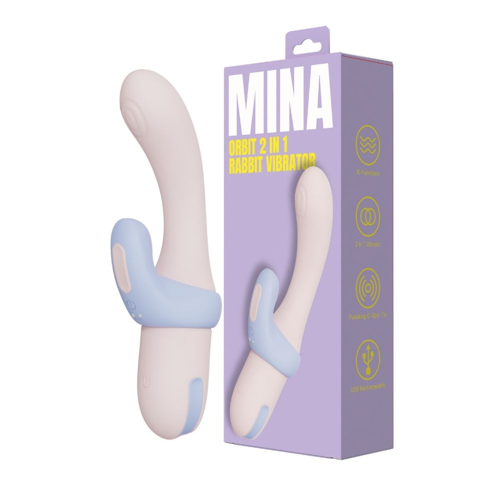 Mina Orbit 2 in 1 Rabbit Vibrator for Her - Toys