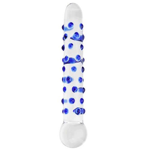 Spectrum Nubby Glass Dildo for G-Spot & P-Spot - Toys