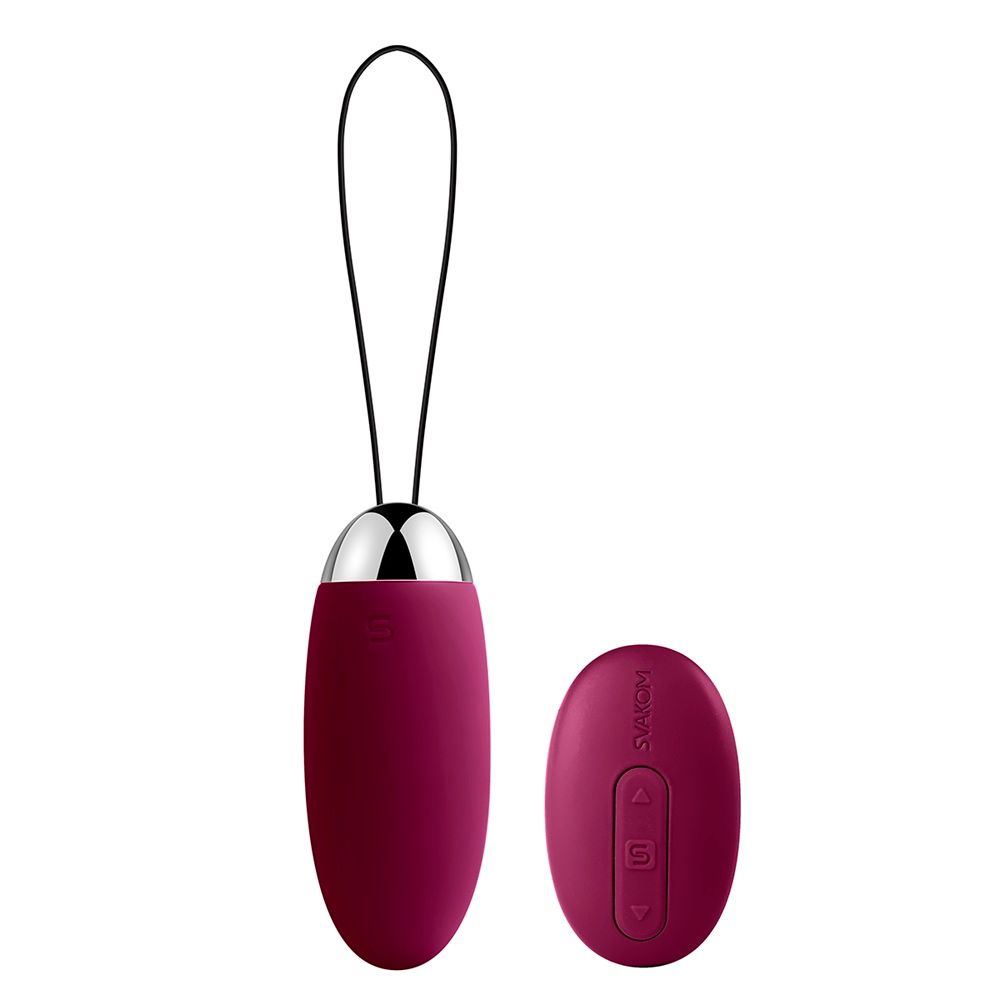 SVAKOM Elva Remote Egg Vibrator - Red for Couples - Toys